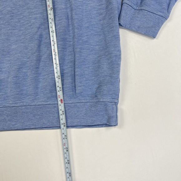 PETER MILLAR Pullover 1/4 Zip Sweatshirt Business Cotton Modal Blue Men's XXL - Picture 6 of 9